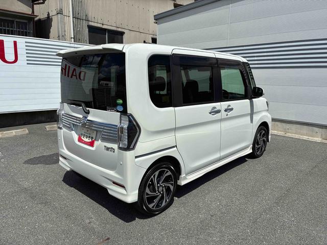 タントカスタムＲＳ　トップエディションＶＳ　ＳＡIII純正ナビ　全周囲カメラ　ＥＴＣ　ドライブレコーダー　オートエアコン　運転席シートヒーター　左右パワースライドドア　プッシュボタンスタート　アイドリングストップ　アルミホイール　電動格納式ドアミラー（奈良県）の中古車