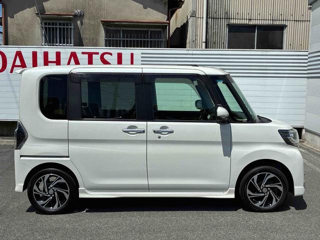 タントカスタムＲＳ　トップエディションＶＳ　ＳＡIII純正ナビ　全周囲カメラ　ＥＴＣ　ドライブレコーダー　オートエアコン　運転席シートヒーター　左右パワースライドドア　プッシュボタンスタート　アイドリングストップ　アルミホイール　電動格納式ドアミラー（奈良県）の中古車