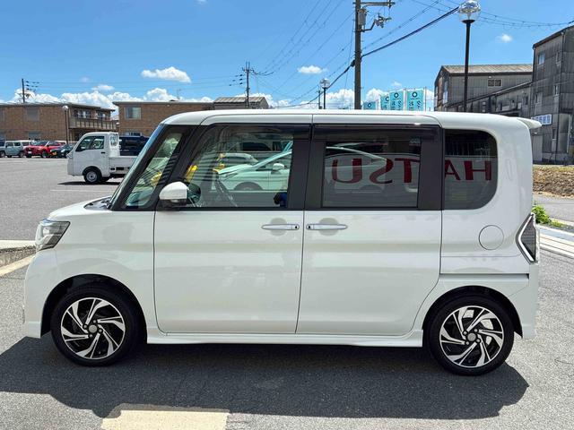 タントカスタムＲＳ　トップエディションＶＳ　ＳＡIII純正ナビ　全周囲カメラ　ＥＴＣ　ドライブレコーダー　オートエアコン　運転席シートヒーター　左右パワースライドドア　プッシュボタンスタート　アイドリングストップ　アルミホイール　電動格納式ドアミラー（奈良県）の中古車