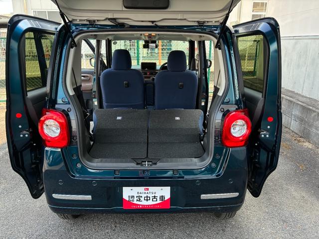 ムーヴキャンバスセオリーＧターボオートエアコン　左右フロントシートヒーター　左右パワースライドドア　電動パーキングブレーキ　電動格納式ドアミラー　ＬＥＤヘッドランプ　プッシュボタンスタート　オーディオ穴　パノラマカメラ対応（奈良県）の中古車
