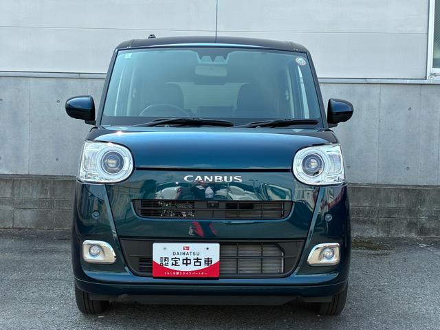 ムーヴキャンバスセオリーＧターボオートエアコン　左右フロントシートヒーター　左右パワースライドドア　電動パーキングブレーキ　電動格納式ドアミラー　ＬＥＤヘッドランプ　プッシュボタンスタート　オーディオ穴　パノラマカメラ対応（奈良県）の中古車
