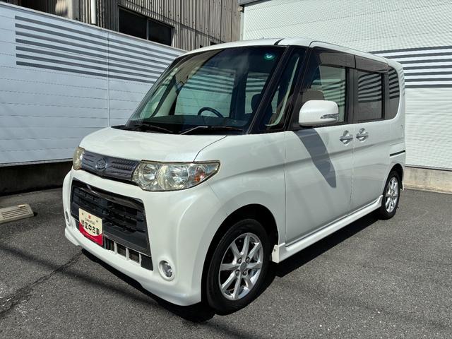 タントカスタムＸ電動格納式ミラー　オートエアコン　アルミホイール　キーフリーシステム　助手席側パワースライドドア（奈良県）の中古車