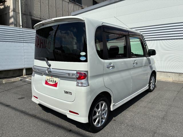 タントカスタムＸ電動格納式ミラー　オートエアコン　アルミホイール　キーフリーシステム　助手席側パワースライドドア（奈良県）の中古車