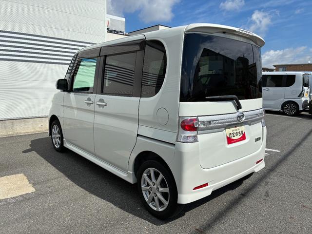 タントカスタムＸ電動格納式ミラー　オートエアコン　アルミホイール　キーフリーシステム　助手席側パワースライドドア（奈良県）の中古車