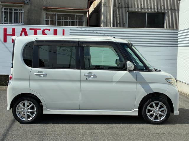 タントカスタムＸ電動格納式ミラー　オートエアコン　アルミホイール　キーフリーシステム　助手席側パワースライドドア（奈良県）の中古車