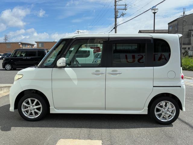 タントカスタムＸ電動格納式ミラー　オートエアコン　アルミホイール　キーフリーシステム　助手席側パワースライドドア（奈良県）の中古車