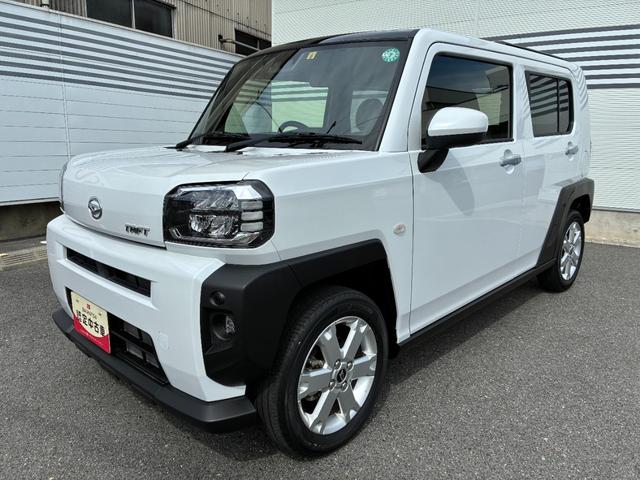 タフトＧ電動パーキング　ＬＥＤヘッドランプ　コーナーセンサー　前席シートヒーター　オートエアコン　プッシュボタンスタート　アイドリングストップ　アルミホイール　キーフリーシステム（奈良県）の中古車