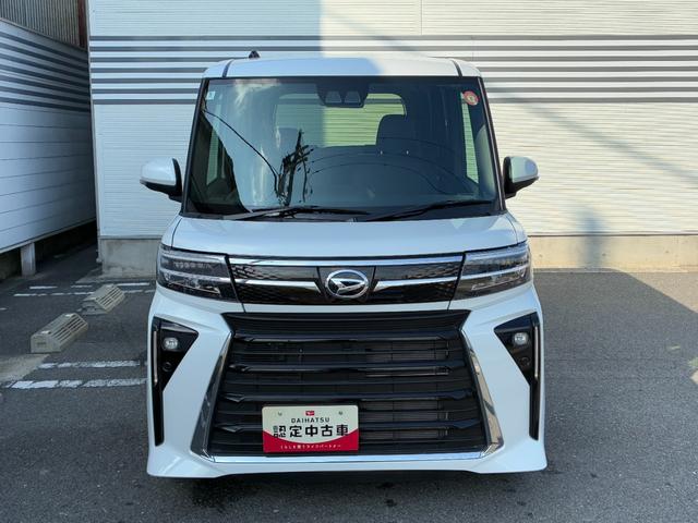 タントカスタムXディスプレイオーディオ バックカメラ LEDヘッドランプ アイドリングストップ プッシュボタンスタート 前席シートヒーター 電動パーキング コーナーセンサー キーフリーシステム(奈良県)の中古車