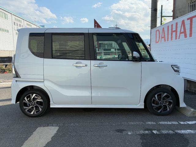 タントカスタムXディスプレイオーディオ バックカメラ LEDヘッドランプ アイドリングストップ プッシュボタンスタート 前席シートヒーター 電動パーキング コーナーセンサー キーフリーシステム(奈良県)の中古車