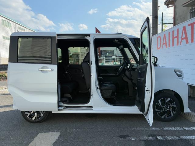 タントカスタムXディスプレイオーディオ バックカメラ LEDヘッドランプ アイドリングストップ プッシュボタンスタート 前席シートヒーター 電動パーキング コーナーセンサー キーフリーシステム(奈良県)の中古車