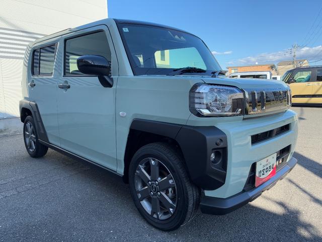 タフトG ダーククロムベンチャー電動パーキング LEDヘッドランプ アイドリングストップ プッシュボタンスタート 前席シートヒーター コーナーセンサー 電動格納式ミラー オートエアコン キーフリーシステム オーディオ穴(奈良県)の中古車