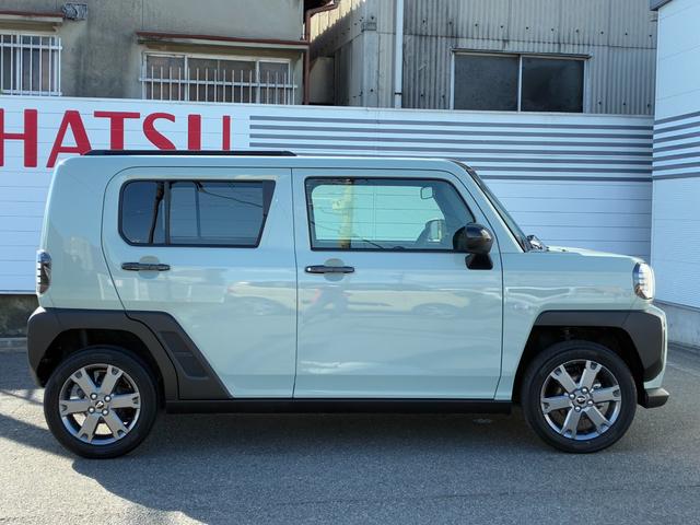 タフトG ダーククロムベンチャー電動パーキング LEDヘッドランプ アイドリングストップ プッシュボタンスタート 前席シートヒーター コーナーセンサー 電動格納式ミラー オートエアコン キーフリーシステム オーディオ穴(奈良県)の中古車