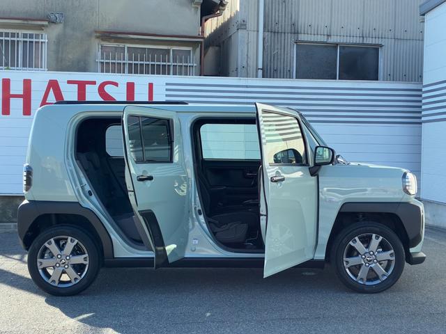 タフトG ダーククロムベンチャー電動パーキング LEDヘッドランプ アイドリングストップ プッシュボタンスタート 前席シートヒーター コーナーセンサー 電動格納式ミラー オートエアコン キーフリーシステム オーディオ穴(奈良県)の中古車