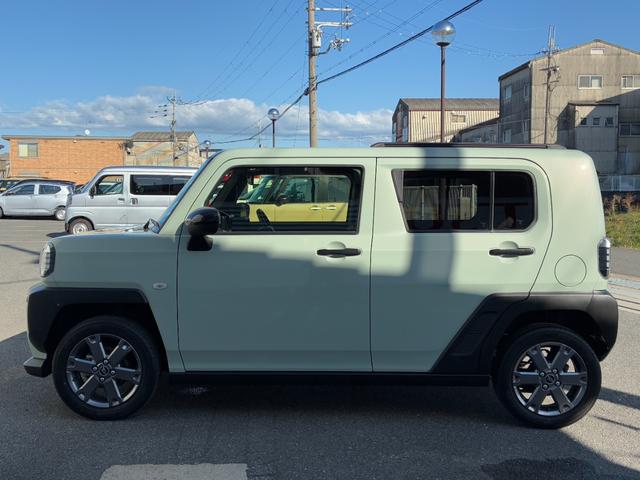 タフトG ダーククロムベンチャー電動パーキング LEDヘッドランプ アイドリングストップ プッシュボタンスタート 前席シートヒーター コーナーセンサー 電動格納式ミラー オートエアコン キーフリーシステム オーディオ穴(奈良県)の中古車