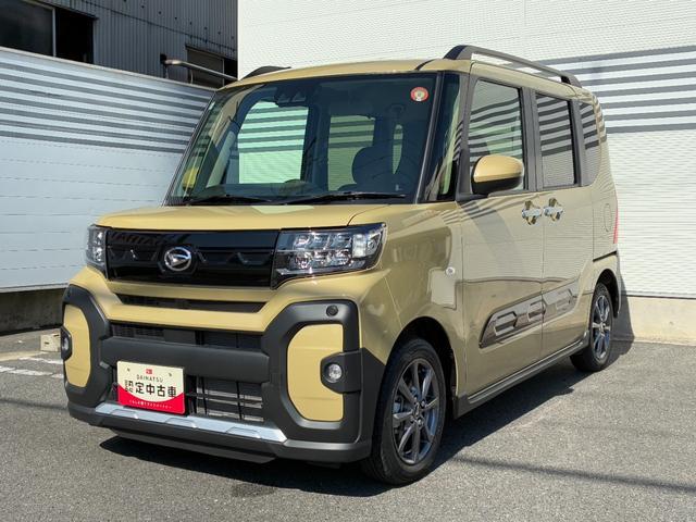 タントファンクロスディスプレイオーディオ バックカメラ LEDヘッドランプ オートエアコン 電動格納式ミラー 前席シートヒーター 両側パワースライド 電動パーキング アイドリングストップ キーフリーシステム(奈良県)の中古車