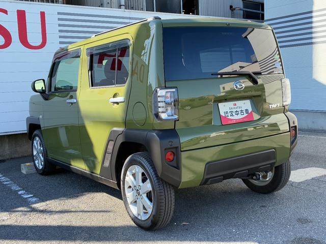 タフトＧナビゲーション　ドライブレコーダー　バックカメラ　ＬＥＤヘッドランプ　前席シートヒーター　電動パーキング　電動格納式ミラー　オートエアコン　アイドリングストップ　キーフリーシステム（奈良県）の中古車