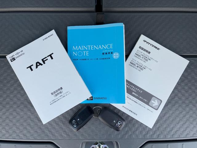 タフトＧナビゲーション　ドライブレコーダー　バックカメラ　ＬＥＤヘッドランプ　前席シートヒーター　電動パーキング　電動格納式ミラー　オートエアコン　アイドリングストップ　キーフリーシステム（奈良県）の中古車