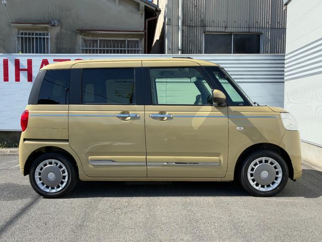 ムーヴキャンバスセオリーGナビゲーション バックカメラ ETC電動パーキング LEDヘッドランプ 両側パワースライド 前席シートヒーター オートエアコン 電動格納式ミラー コーナーセンサー キーフリーシステム(奈良県)の中古車