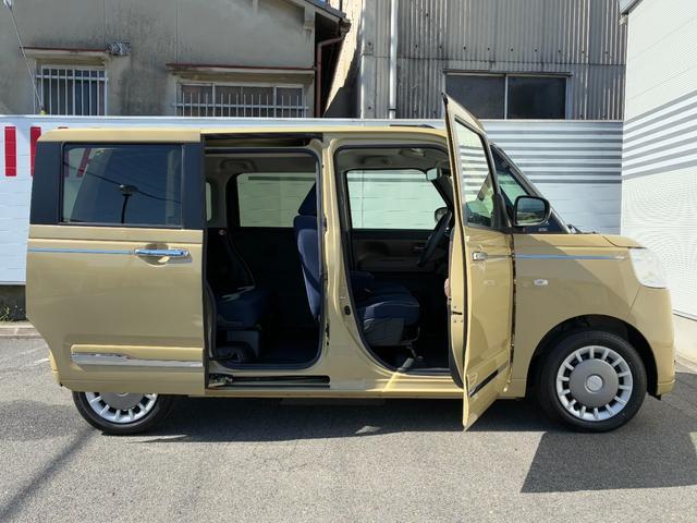 ムーヴキャンバスセオリーGナビゲーション バックカメラ ETC電動パーキング LEDヘッドランプ 両側パワースライド 前席シートヒーター オートエアコン 電動格納式ミラー コーナーセンサー キーフリーシステム(奈良県)の中古車