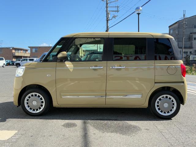 ムーヴキャンバスセオリーGナビゲーション バックカメラ ETC電動パーキング LEDヘッドランプ 両側パワースライド 前席シートヒーター オートエアコン 電動格納式ミラー コーナーセンサー キーフリーシステム(奈良県)の中古車