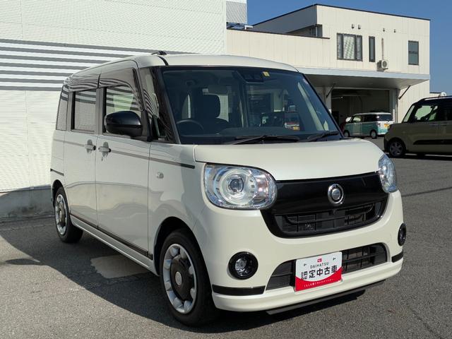 ムーヴキャンバスＧブラックアクセントＶＳ　ＳＡIIIナビゲーション　パノラマモニター　ＬＥＤヘッドランプ　オートハイビーム　運転席シートヒーター　両側パワースライドドア　　プッシュボタンスタート　電動格納式ミラー　キーフリーシステム（奈良県）の中古車