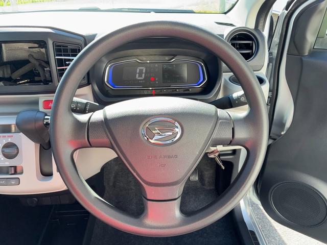 ミライースＸ　ＳＡIIIオーディオ穴　マニュアルエアコン　アイドリングストップ　電動格納式ミラー　コーナーセンサー　オートハイビーム（奈良県）の中古車