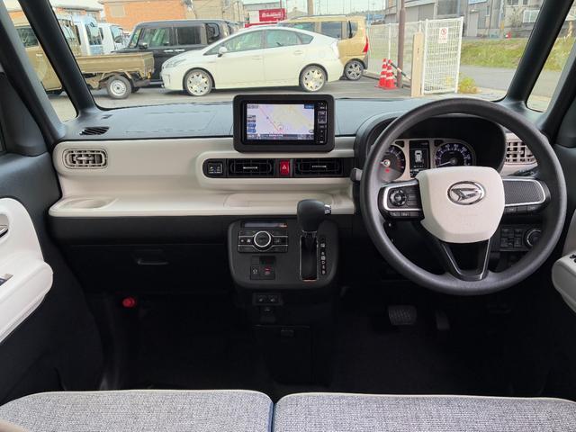 ムーヴキャンバスストライプスGナビゲーション 前後ドライブレコーダー ETC バックカメラ LEDヘッドランプ 電動パーキング 前席シートヒーター 両側パワースライドドア コーナーセンサー アイドリング プッシュボタンスタート(奈良県)の中古車