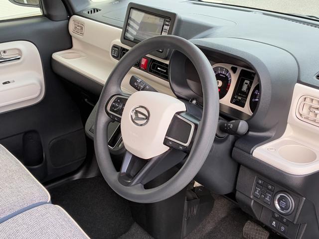 ムーヴキャンバスストライプスGナビゲーション 前後ドライブレコーダー ETC バックカメラ LEDヘッドランプ 電動パーキング 前席シートヒーター 両側パワースライドドア コーナーセンサー アイドリング プッシュボタンスタート(奈良県)の中古車