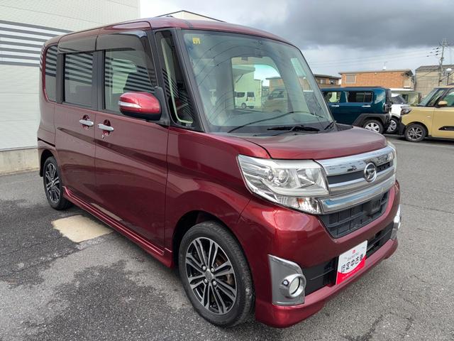 タントカスタムＲＳ　ＳＡナビゲーション　バックカメラ　ＥＴＣ　ドライブレコーダー　両側パワースライドドア　電動格納式ミラー　オートエアコン　アイドリングストップ　プッシュボタンスタート（奈良県）の中古車