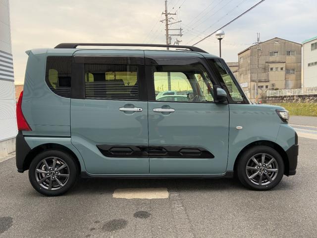 タントファンクロスオーディオ穴 LEDヘッドランプ 前席シートヒーター 電動パーキング アイドリングストップ プッシュボタンスタート 両側パワースライドドア コーナーセンサー キーフリーシステム(奈良県)の中古車