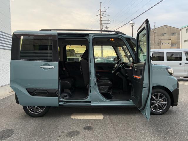 タントファンクロスオーディオ穴 LEDヘッドランプ 前席シートヒーター 電動パーキング アイドリングストップ プッシュボタンスタート 両側パワースライドドア コーナーセンサー キーフリーシステム(奈良県)の中古車