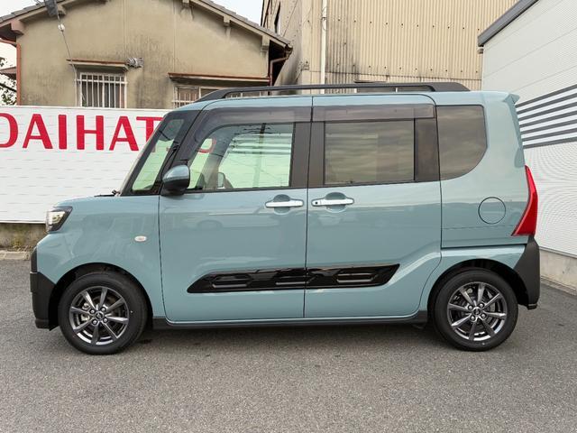 タントファンクロスオーディオ穴 LEDヘッドランプ 前席シートヒーター 電動パーキング アイドリングストップ プッシュボタンスタート 両側パワースライドドア コーナーセンサー キーフリーシステム(奈良県)の中古車