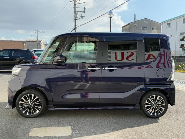 タントカスタムRSオーディオ穴 LEDヘッドランプ 電動パーキング 両側パワースライドドア オートエアコン 前席シートヒーター 電動格納式ミラー キーフリーシステム オートライト(奈良県)の中古車