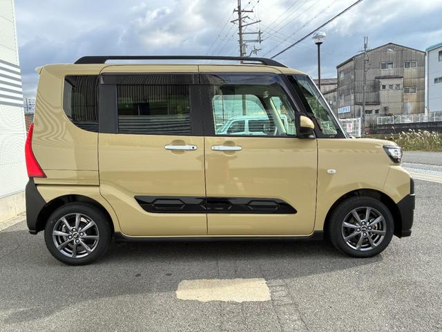 タントファンクロスＬＥＤヘッドランプ　電動パーキング　前席シートヒーター　アイドリングストップ　プッシュボタンスタート　両側パワースライドドア　オートエアコン　電動格納式ミラー（奈良県）の中古車