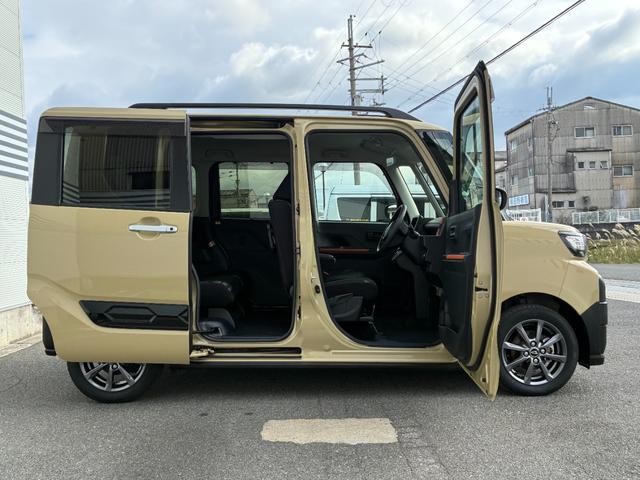 タントファンクロスＬＥＤヘッドランプ　電動パーキング　前席シートヒーター　アイドリングストップ　プッシュボタンスタート　両側パワースライドドア　オートエアコン　電動格納式ミラー（奈良県）の中古車