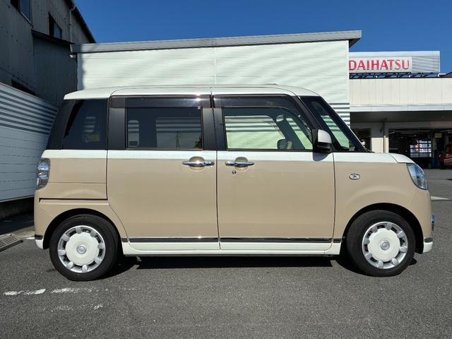 ムーヴキャンバスGメイクアップ SAIIナビゲーション バックカメラ ETC LEDヘッドランプ プッシュボタンスタート アイドリングストップ 両側パワースライドドア オートエアコン 電動格納式ミラー(奈良県)の中古車