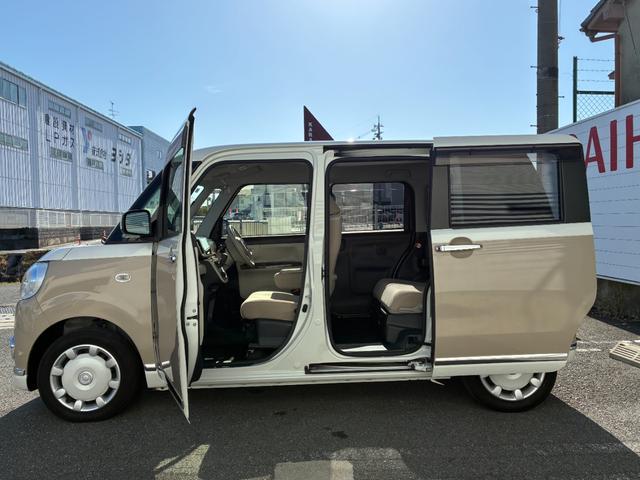 ムーヴキャンバスGメイクアップ SAIIナビゲーション バックカメラ ETC LEDヘッドランプ プッシュボタンスタート アイドリングストップ 両側パワースライドドア オートエアコン 電動格納式ミラー(奈良県)の中古車