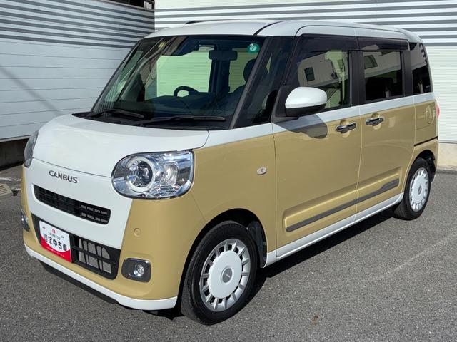 ムーヴキャンバスストライプスＧ９インチスマホ連携ディスプレイオーディオ　パノラマモニター　ＥＴＣ　ドライブレコーダー　電動パーキング　前席シートヒーター　両側パワースライドドア　コーナーセンサーＬＥＤヘッドランプ（奈良県）の中古車