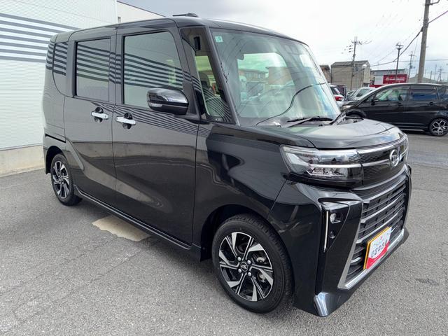 タントカスタムＸオーディオ穴　ＬＥＤヘッドランプ　電動パーキング　アイドリングストップ　プッシュボタンスタート　両側パワースライドドア　コーナーセンサー　前席シートヒーター　オートエアコン　キーフリーシステム（奈良県）の中古車