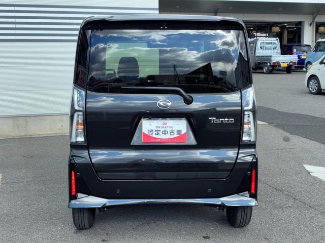 タントカスタムＸオーディオ穴　ＬＥＤヘッドランプ　電動パーキング　アイドリングストップ　プッシュボタンスタート　両側パワースライドドア　コーナーセンサー　前席シートヒーター　オートエアコン　キーフリーシステム（奈良県）の中古車
