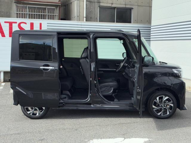 タントカスタムＸオーディオ穴　ＬＥＤヘッドランプ　電動パーキング　アイドリングストップ　プッシュボタンスタート　両側パワースライドドア　コーナーセンサー　前席シートヒーター　オートエアコン　キーフリーシステム（奈良県）の中古車