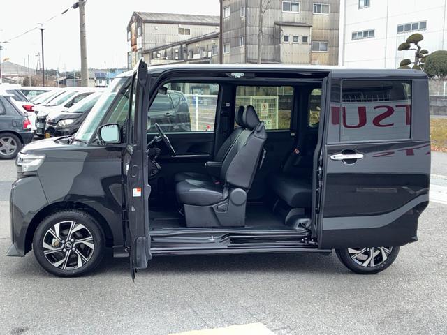 タントカスタムＸオーディオ穴　ＬＥＤヘッドランプ　電動パーキング　アイドリングストップ　プッシュボタンスタート　両側パワースライドドア　コーナーセンサー　前席シートヒーター　オートエアコン　キーフリーシステム（奈良県）の中古車