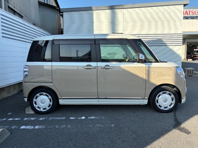 ムーヴキャンバスGメイクアップ SAIIナビゲーション ドライブレコーダー バックカメラ LEDヘッドランプ 両側パワースライドドア アイドリングストップ プッシュボタンスタート キーフリーシステム オートエアコン 電動格納式ミラー(奈良県)の中古車