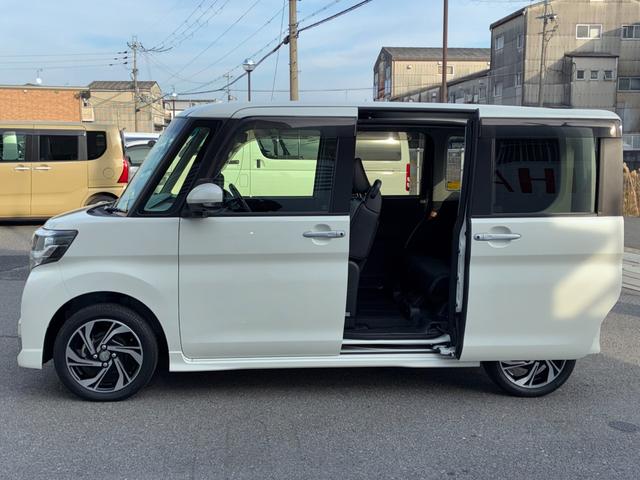 タントカスタムＲＳ　トップエディションＶＳ　ＳＡIIIナビゲーション　ドライブレコーダー　ＥＴＣ　パノラマモニター　ＬＥＤヘッドランプ　運転席シートヒーター　プッシュボタンスタート　アイドリングストップ　両側パワースライドドア　オートエアコン（奈良県）の中古車