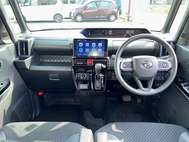 タントカスタムRSスタイルセレクションナビゲーション ドライブレコーダー ETC パノラマモニター LEDヘッドランプ 前席シートヒーター 両側パワースライドドア アダプティブクルーズコントロール 電動パーキング キーフリーシステム(奈良県)の中古車