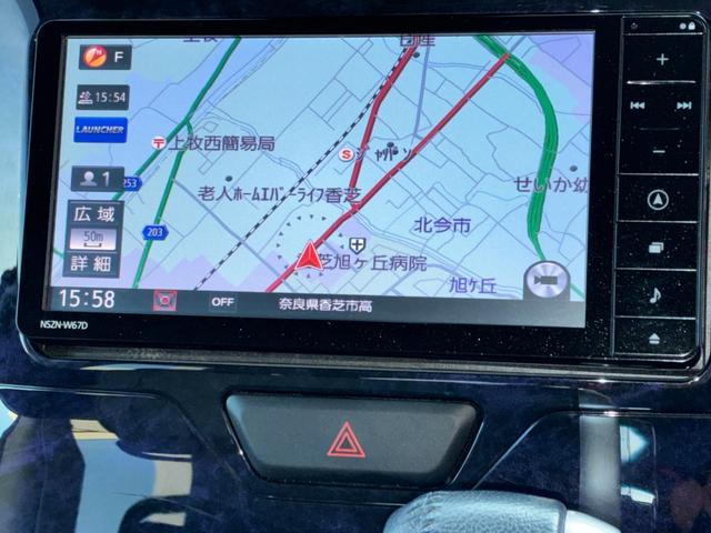 タントカスタムRS トップエディションSAIIIナビゲーション ドライブレコーダー ETC バックカメラ LEDヘッドランプ 運転席シートヒーター 両側パワースライドドア オートエアコン プッシュボタンスタート キーフリーシステム(奈良県)の中古車