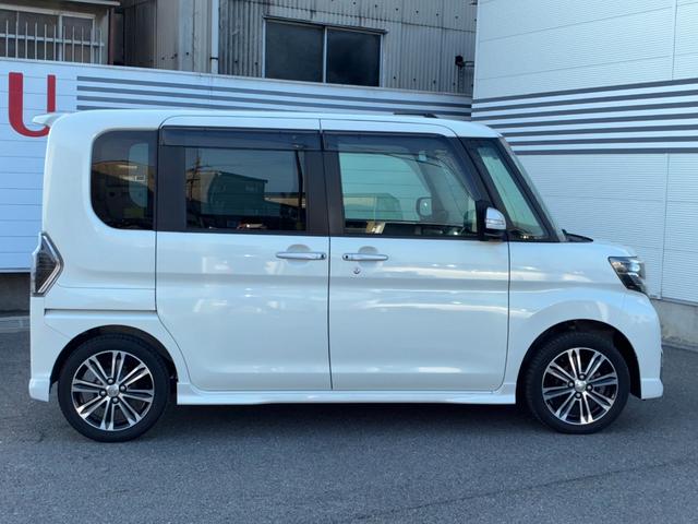 タントカスタムRS トップエディションSAIIIナビゲーション ドライブレコーダー ETC バックカメラ LEDヘッドランプ 運転席シートヒーター 両側パワースライドドア オートエアコン プッシュボタンスタート キーフリーシステム(奈良県)の中古車