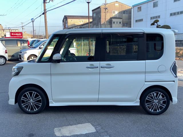 タントカスタムRS トップエディションSAIIIナビゲーション ドライブレコーダー ETC バックカメラ LEDヘッドランプ 運転席シートヒーター 両側パワースライドドア オートエアコン プッシュボタンスタート キーフリーシステム(奈良県)の中古車