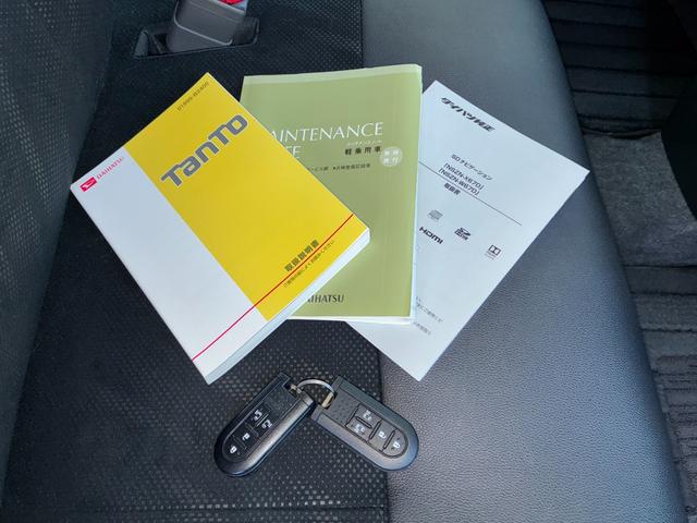 タントカスタムRS トップエディションSAIIIナビゲーション ドライブレコーダー ETC バックカメラ LEDヘッドランプ 運転席シートヒーター 両側パワースライドドア オートエアコン プッシュボタンスタート キーフリーシステム(奈良県)の中古車