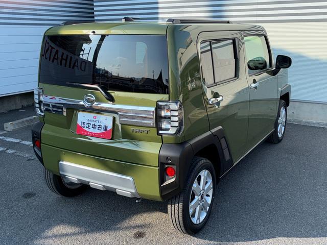 タフトＧ　クロムベンチャーＬＥＤヘッドランプ　電動パーキング　前席シートヒーター　プッシュボタンスタート　アイドリングストップ　オートエアコン　電動格納式ミラー　オーディオ穴　アダプティブクルーズコントロール（奈良県）の中古車